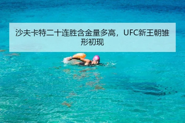 沙夫卡特二十连胜含金量多高，UFC新王朝雏形初现